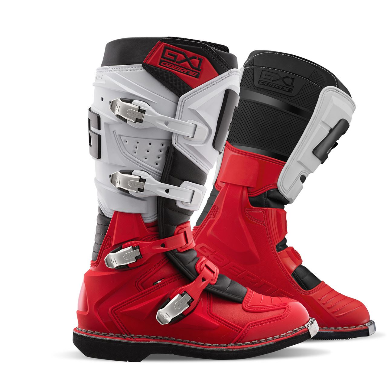 Gaerne GX1 Motocross Boots Red White